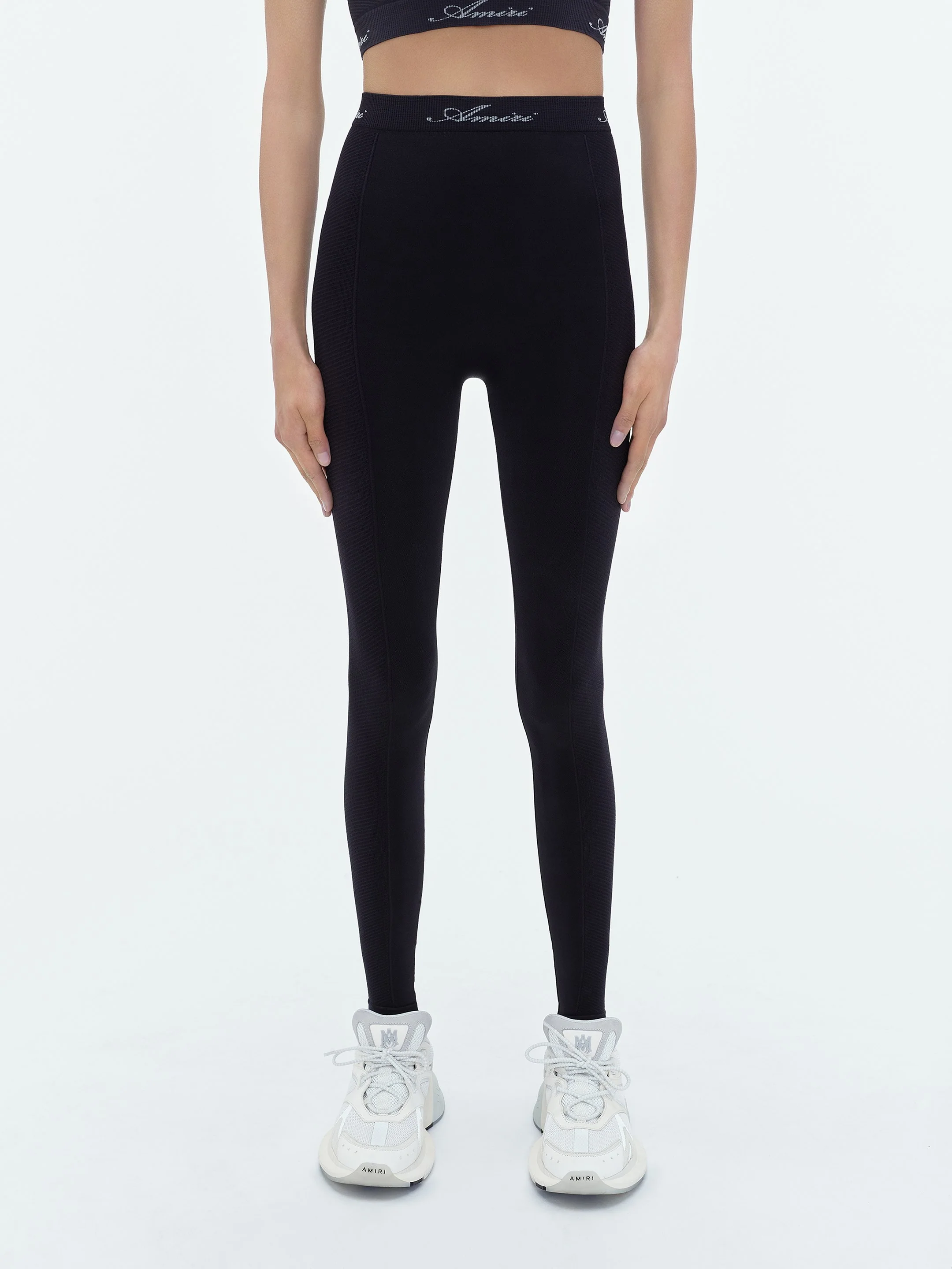 WOMEN - WOMEN'S SEAMLESS LEGGINGS - Black