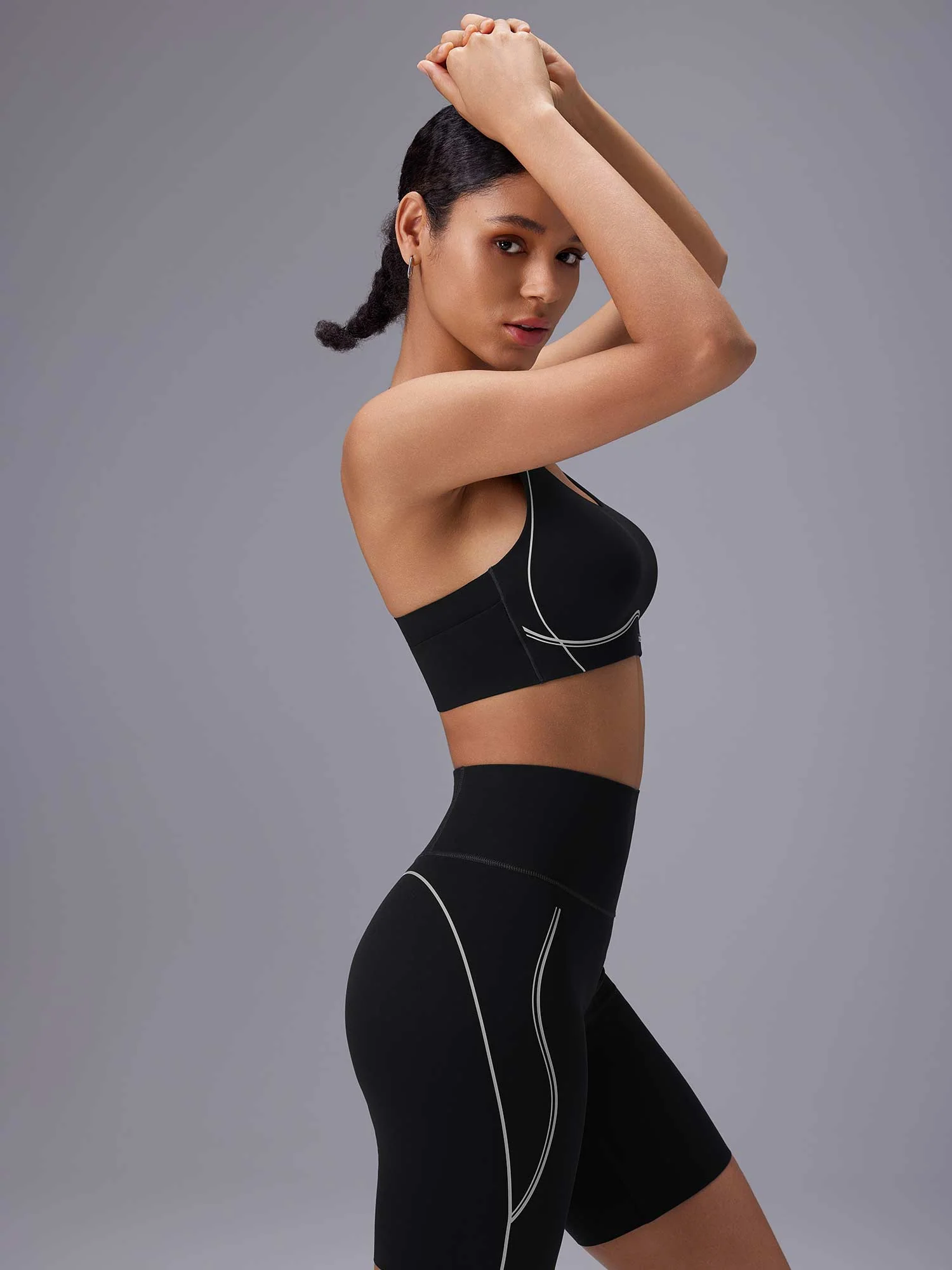 Freeleaf Printed Spaghetti Strap Sports Bra