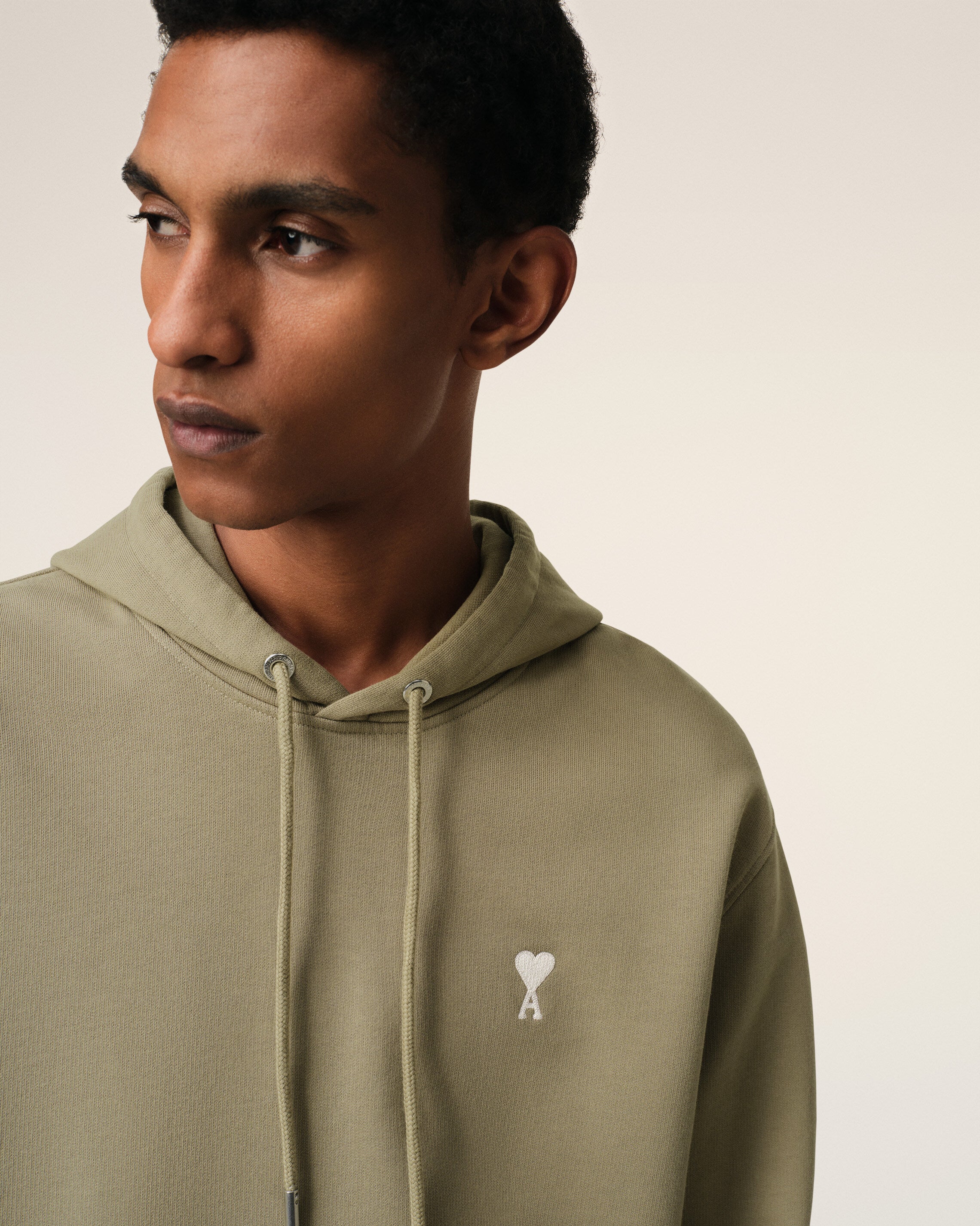 Green Cotton Ami de Coeur Hoodie