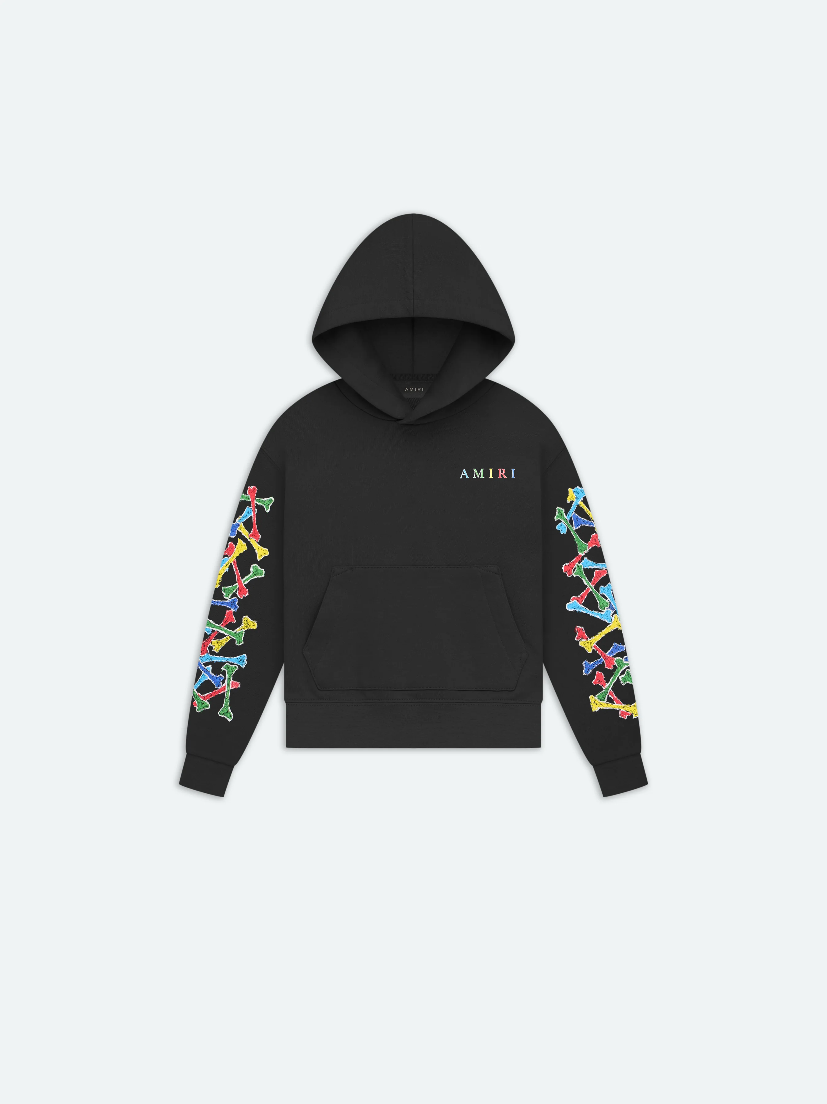 KIDS - Kids Amiri Bones Scribble Hoodie - Black