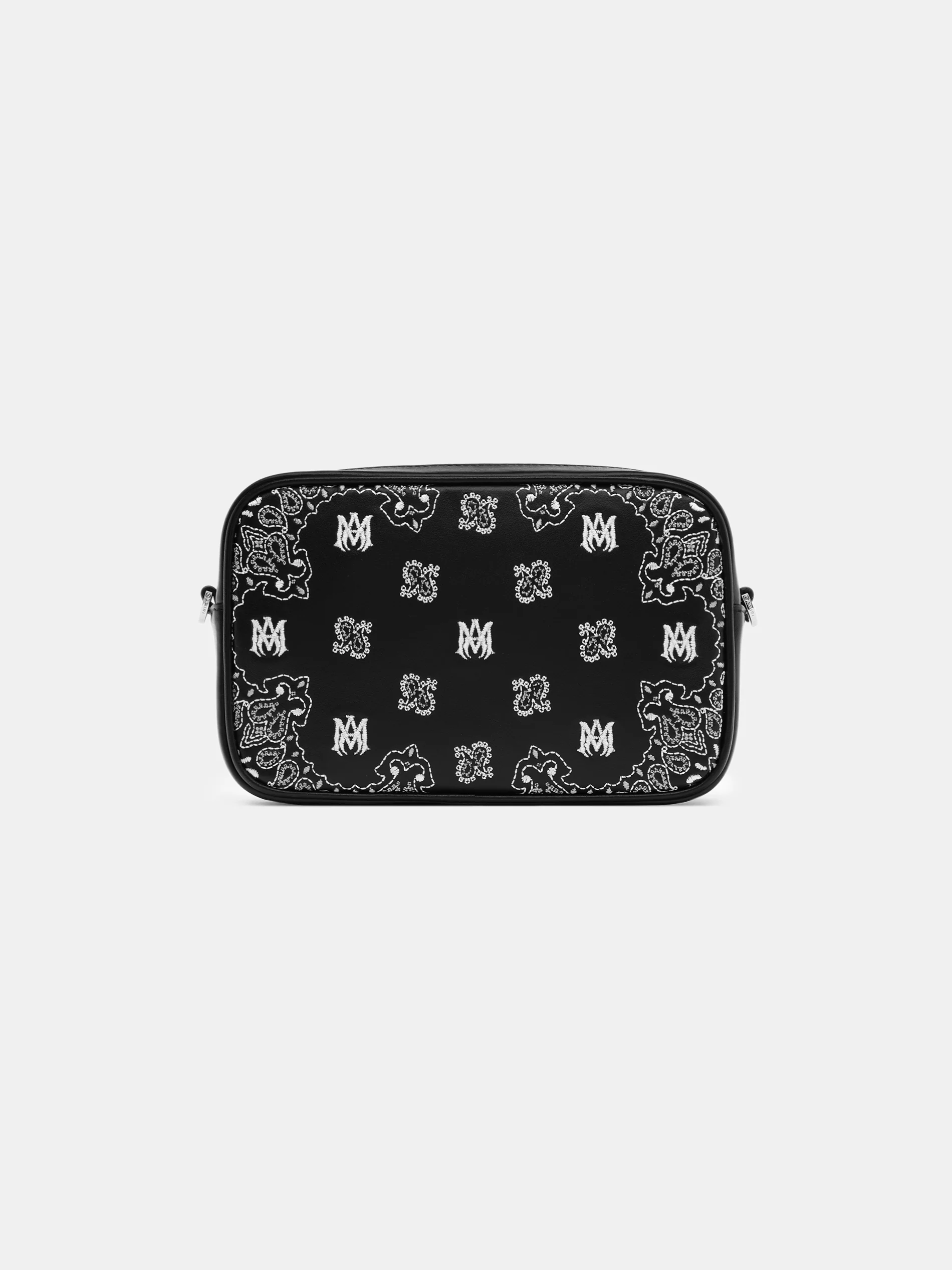 BANDANA EMBROIDERED CAMERA CASE - Black