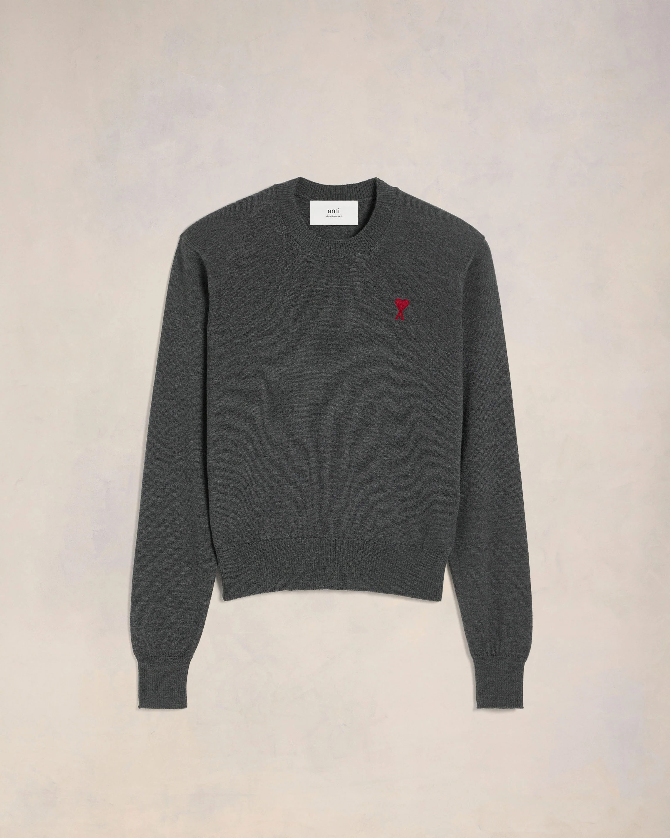 Red Ami de Coeur Crew Neck Sweater
