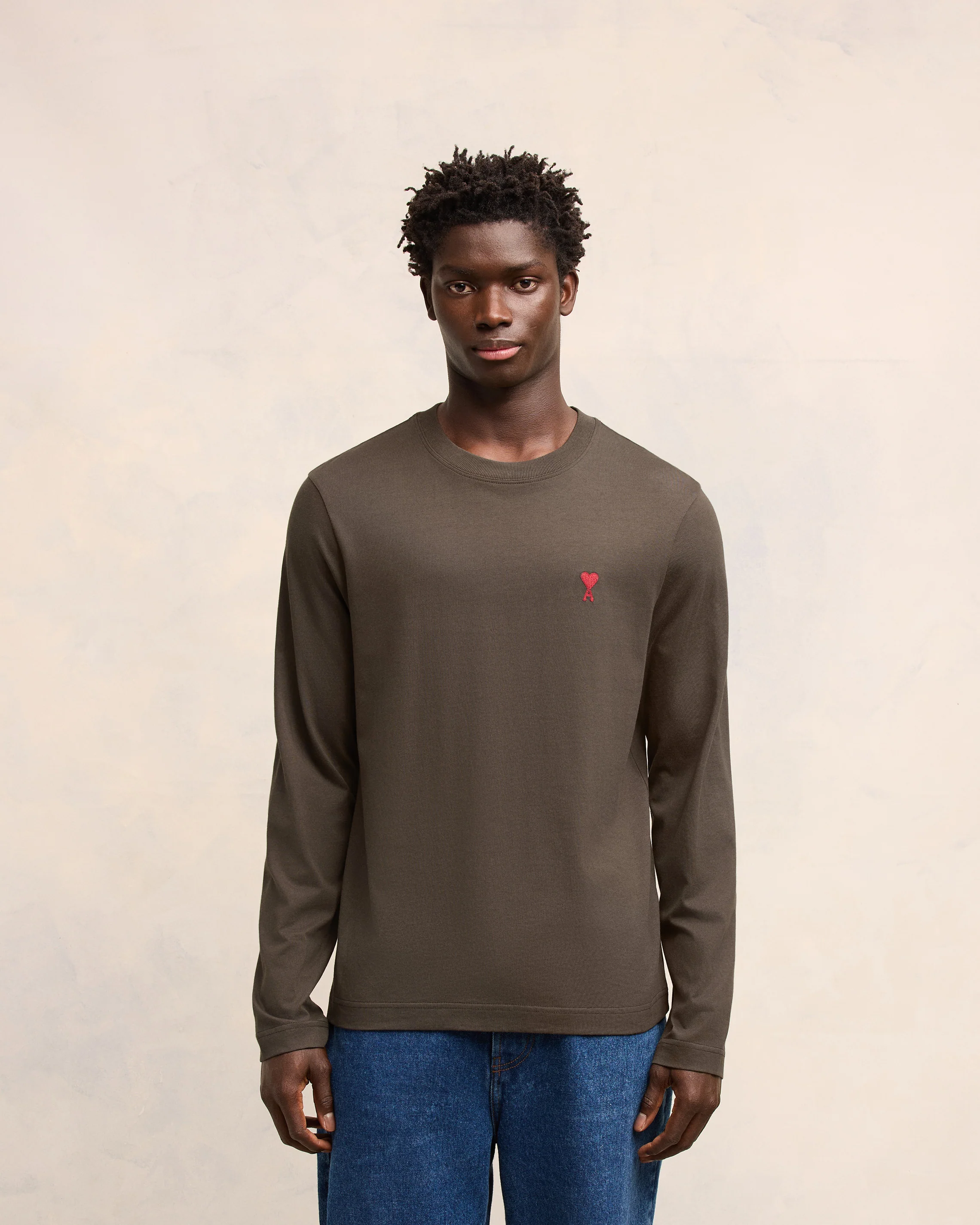 Red Ami de Coeur Longlseeves T-shirt