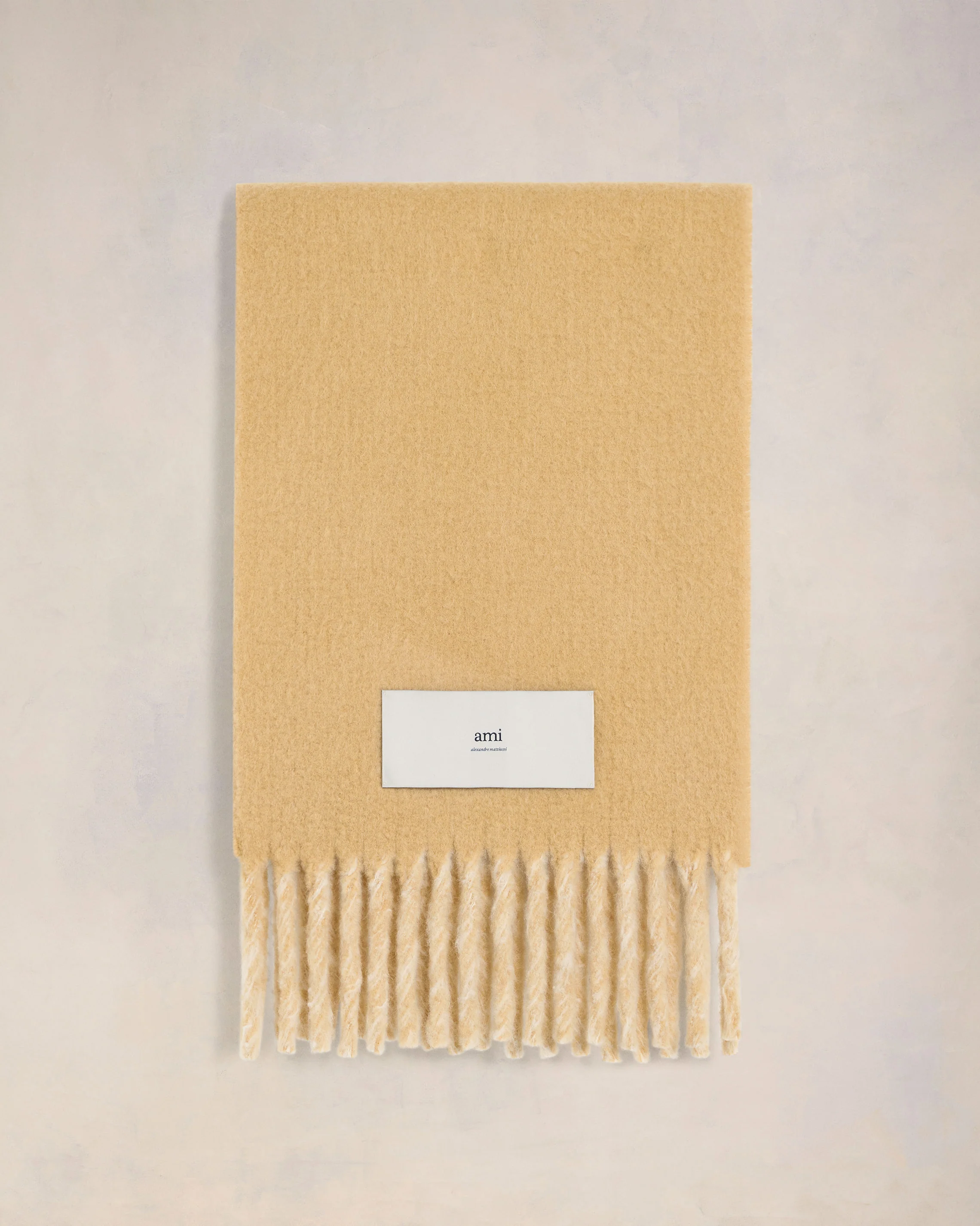 Bicolor Double-Sided Scarf With Ami Alexandre Mattiussi Tab