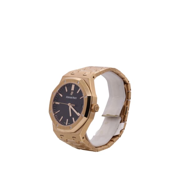 Audemars Piguet Royal Oak Selfwinding, 41mm, 18k Rose Gold, Black Dial, 15500OR.OO.1220OR.01 - Orolen