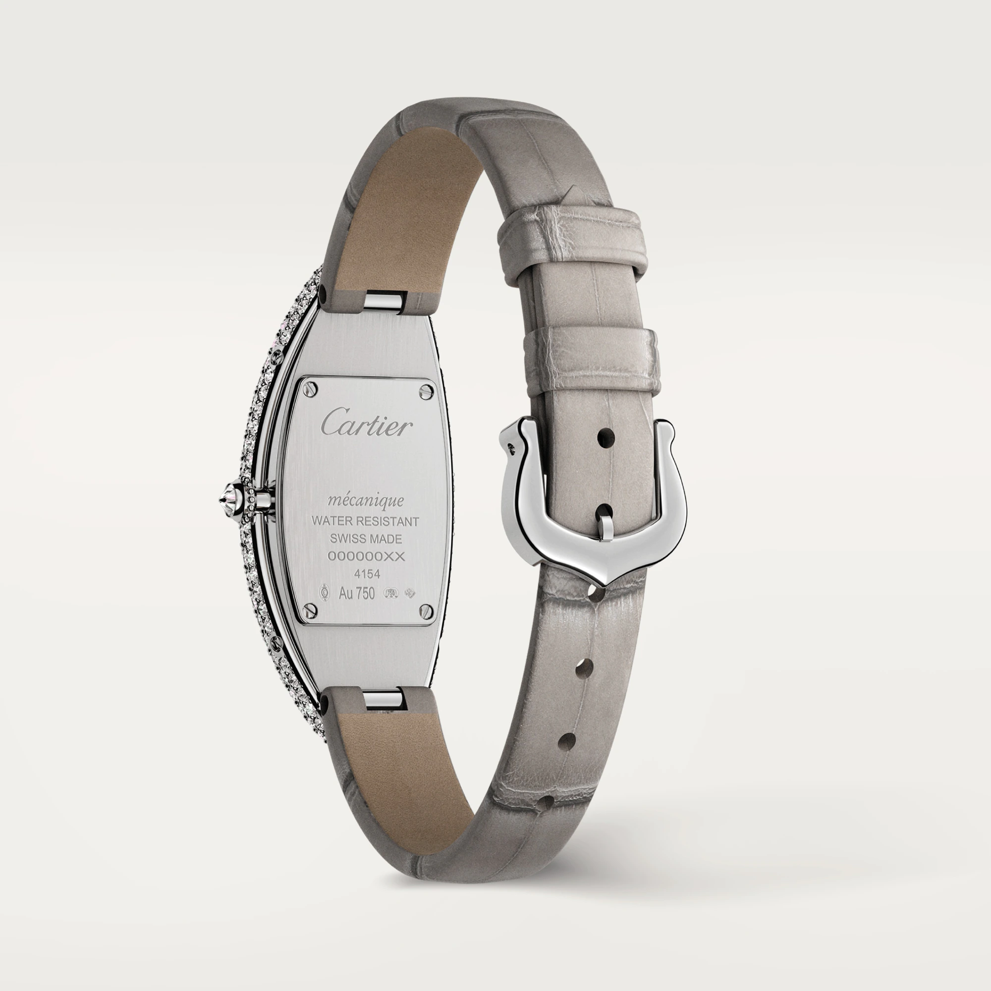 Cartier Baignoire 18K White Gold & Diamonds Ladies Watch, WJBA0007 - Orolen