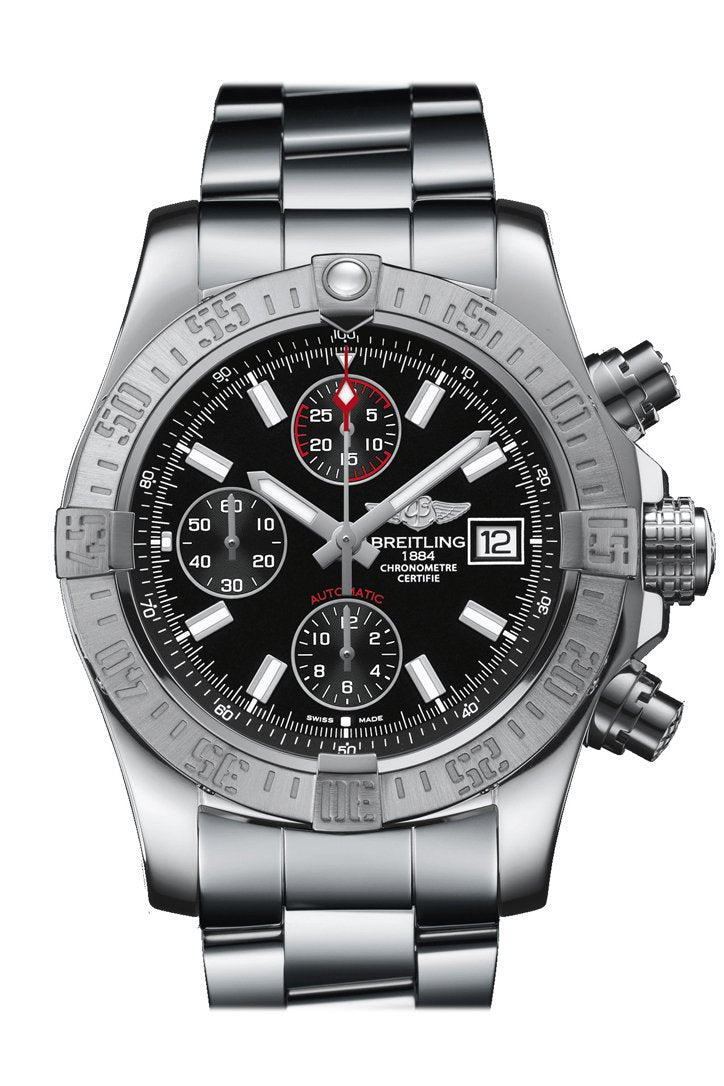 BRE!TLING Avenger 2 Steel Volcano Black A1338111