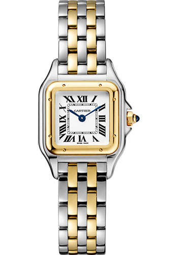 C@RTIER Panth��re Stainless Steel & 18K Yellow Gold Small Model Ladies Watch, W2PN0006