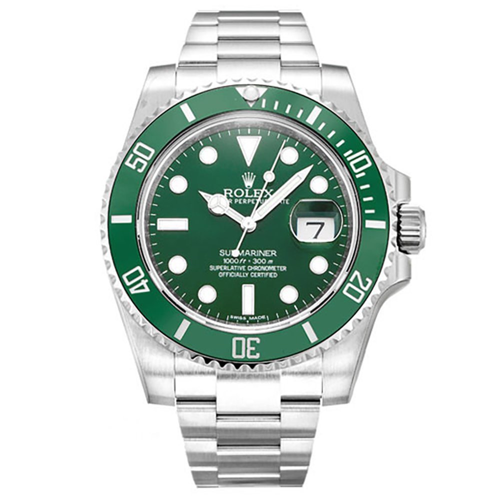 rol€x Submariner Green Dial 116610LV (Hulk)