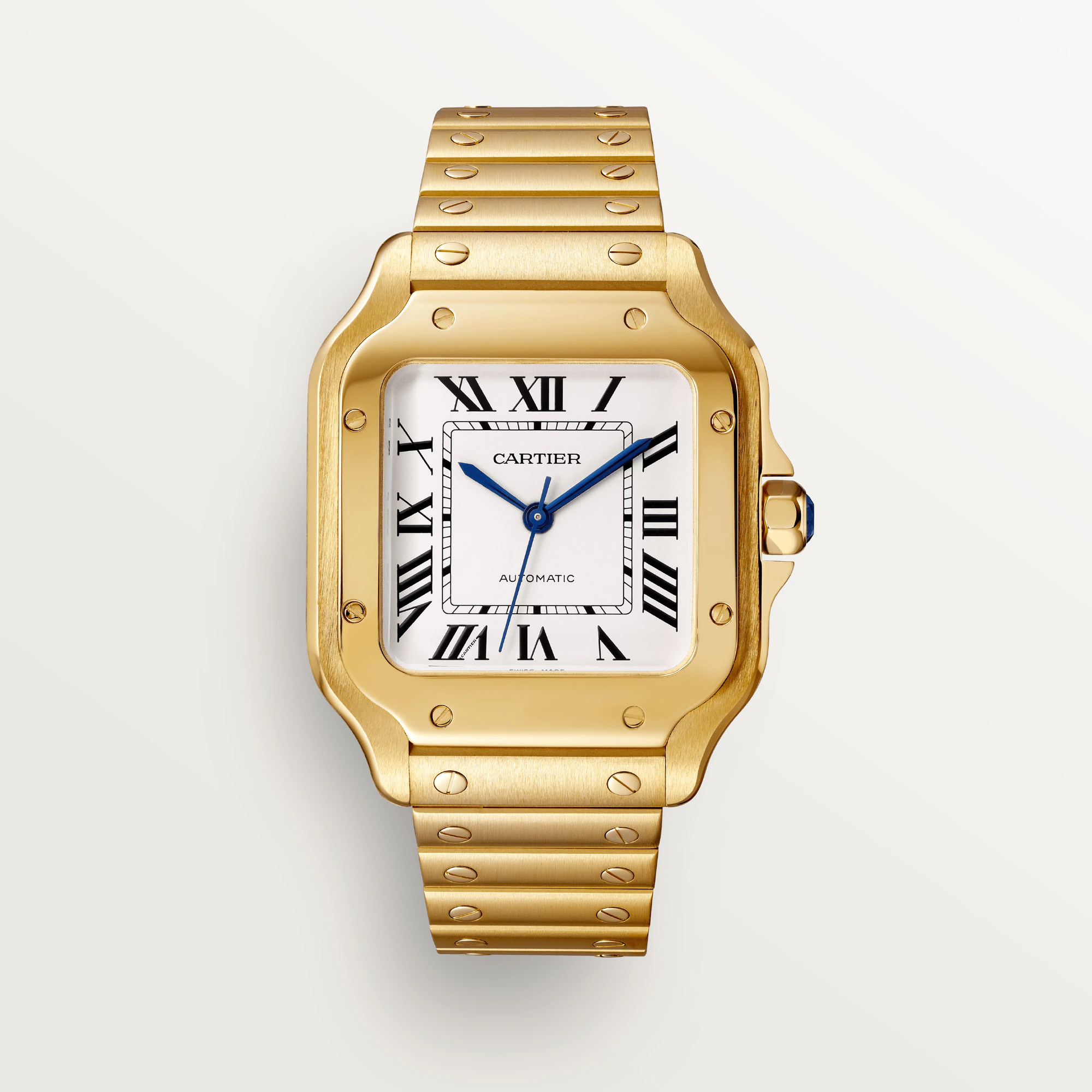 C@RTIER Santos Yellow Gold Unisex Watch, WGSA0030