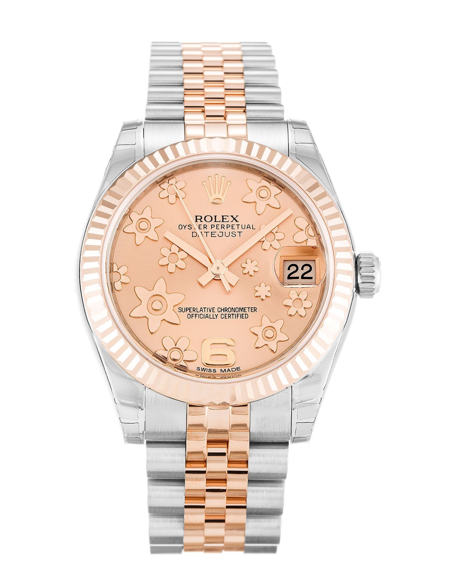 rol€x Datejust Mid-Size Pink Floral Dial 178271