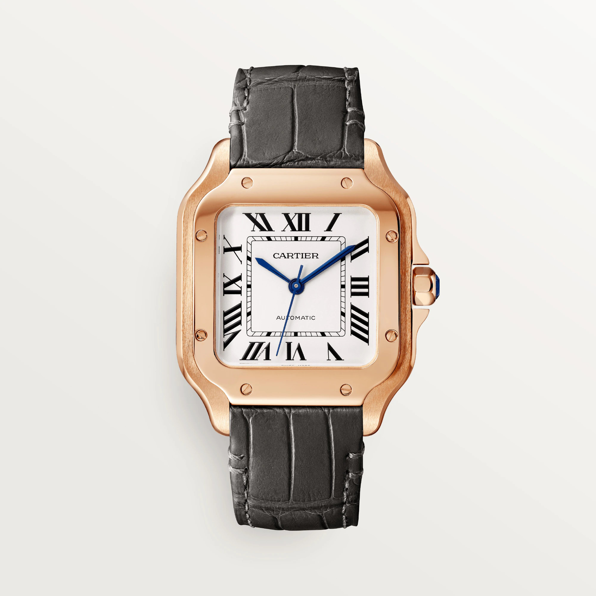 C@RTIER Santos 18K Rose Gold Unisex Watch, WGSA0012
