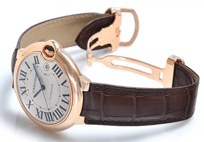 Cartier Ballon Bleu 42 mm 18K Rose Gold Men��s Watch, W6900651 - Orolen