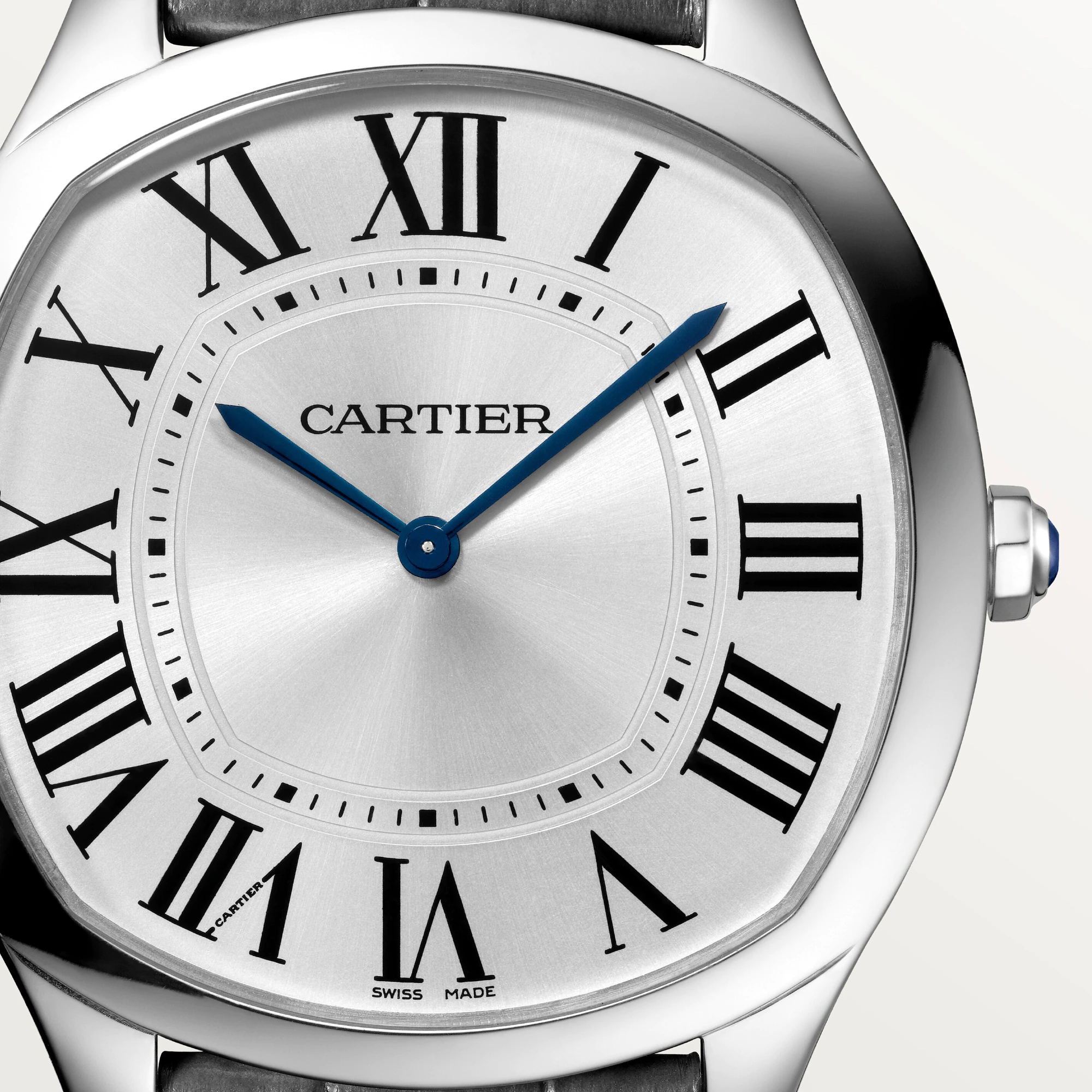 C@RTIER Drive 18K White Gold Men��s Watch, WGNM0007