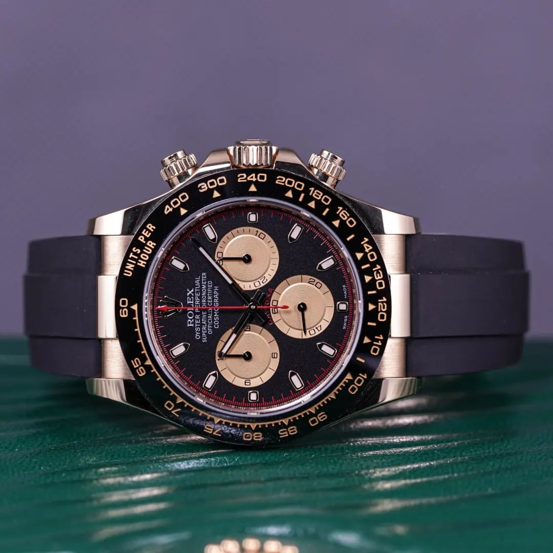 Rolex Cosmograph Daytona M116518LN-0047 Black/Rubber Ø40mm - Orolen