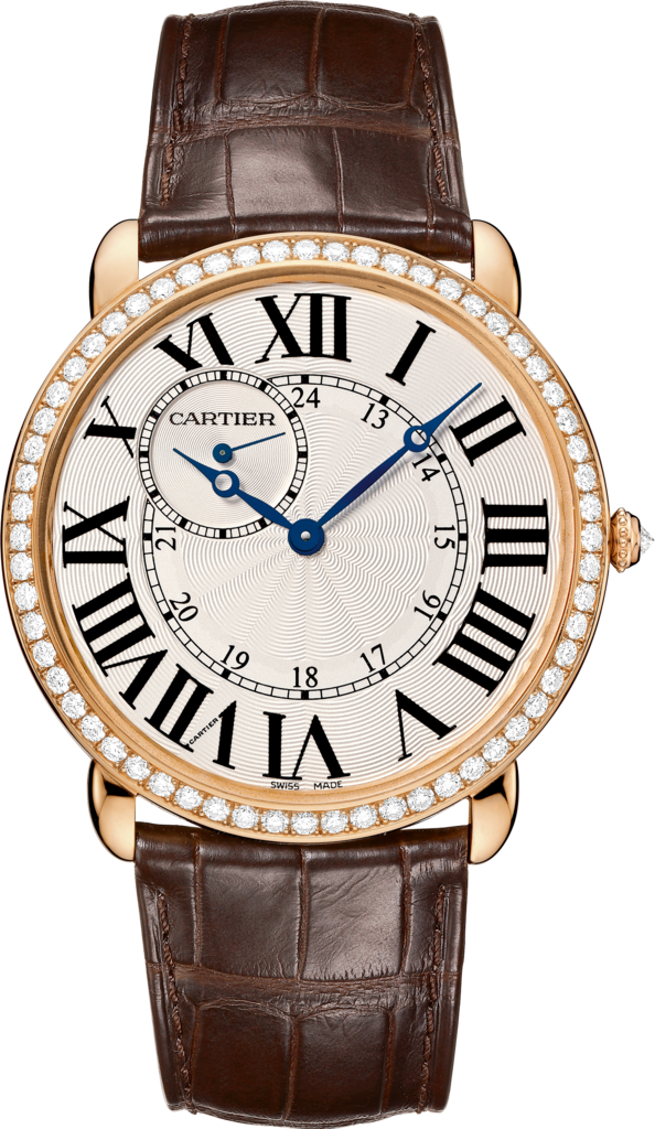 C@RTIER Ronde Louis 18K Pink Gold & Diamonds Watch, WR007001