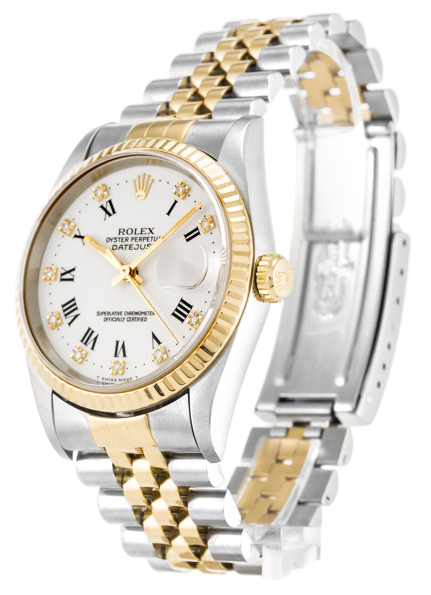 rol€x Datejust White Dial 16233