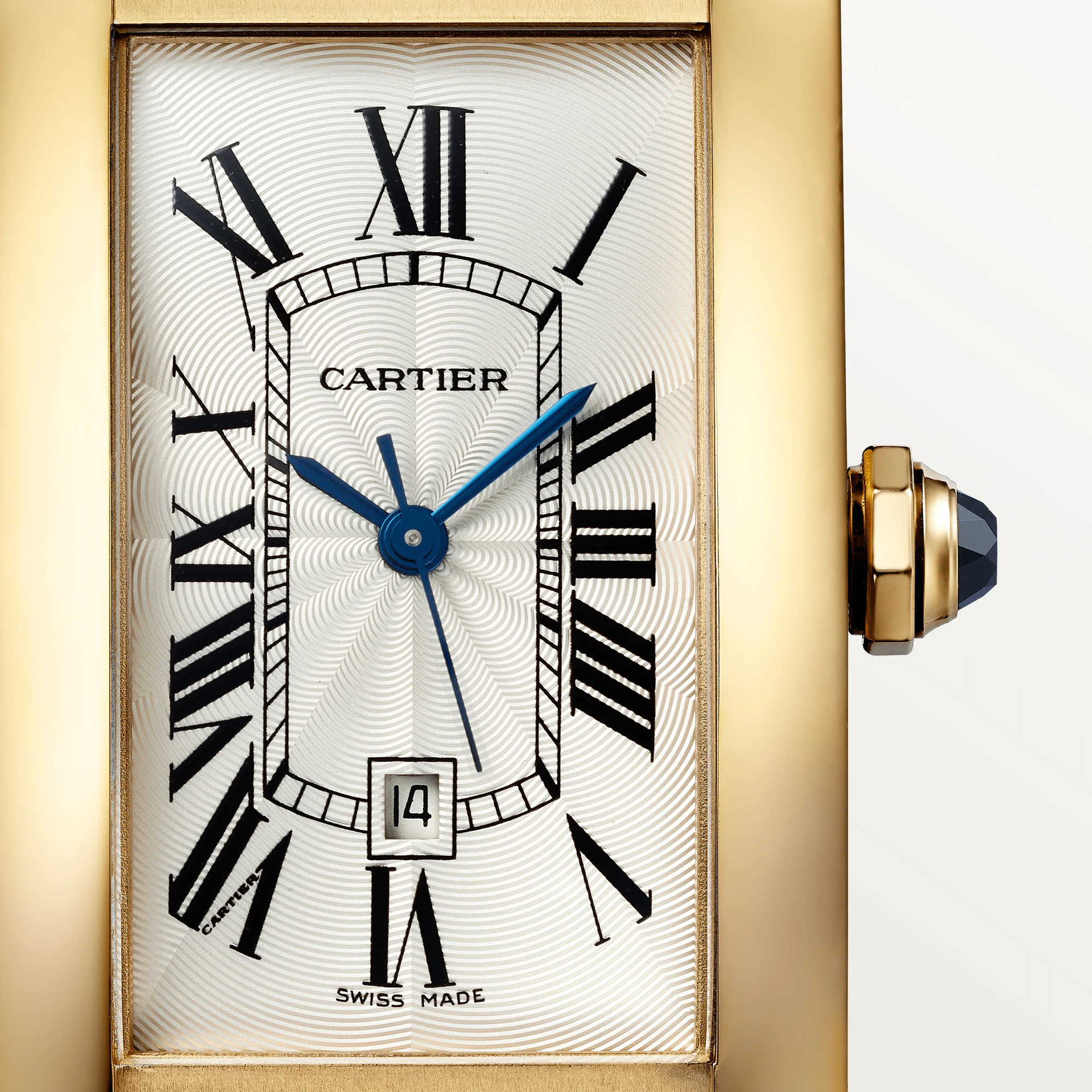 C@RTIER Tank Yellow Gold Men��s Watch, WGTA0041