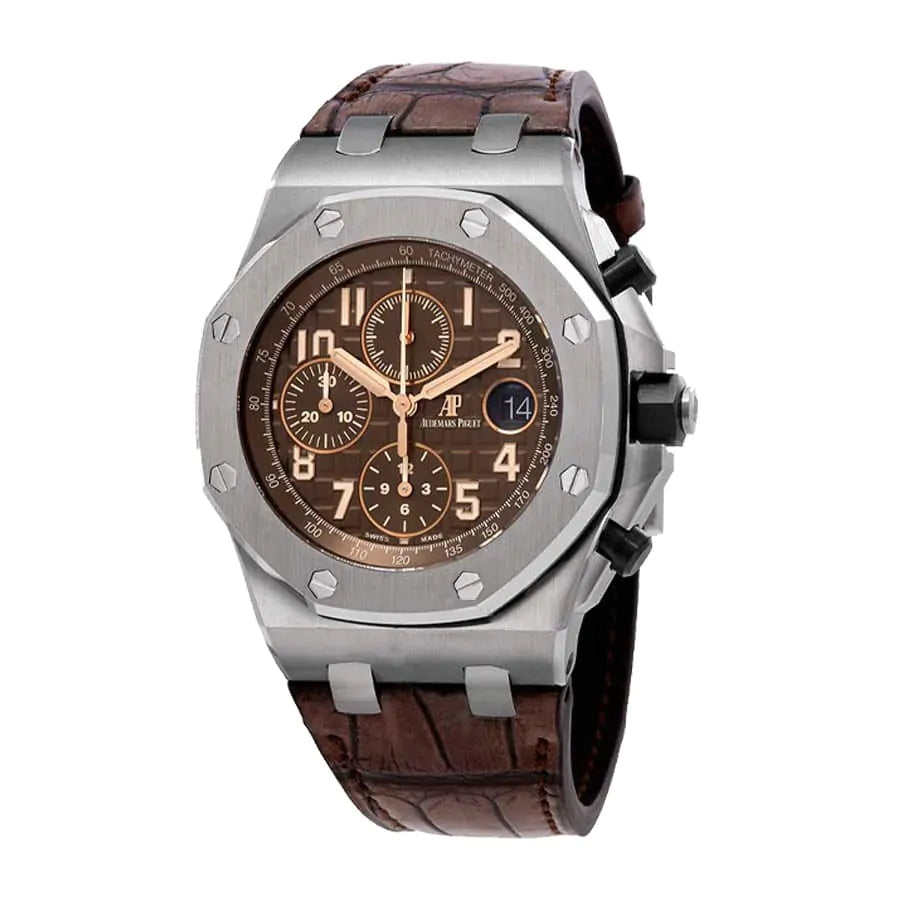 AUDEM@RS P!GUET Royal Oak Offshore Selfwinding Chronograph 42MM Brown Dial Watch