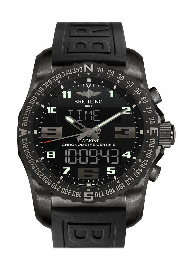 BRE!TLING Cockpit B50 Titanium Analog-Digital Men's Watch VB501022/BD41/155S