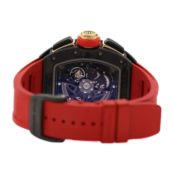Richard Mille RM011 NTPT Carbon 18K Rose Gold Lotus F1 Team Romain Grosjean Watch - Orolen