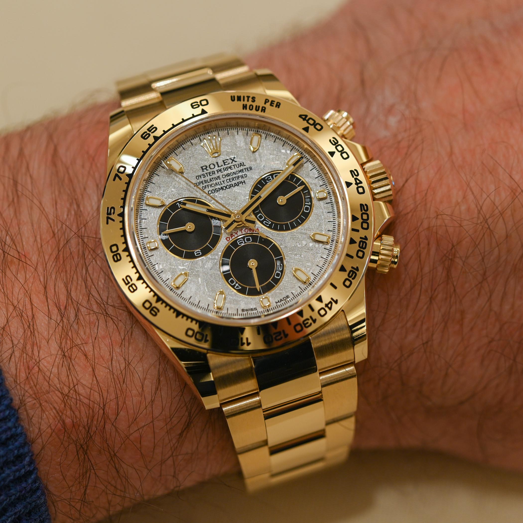 Rolex Cosmograph Daytona Yellow Gold Meteorite 116508-0015 - Orolen