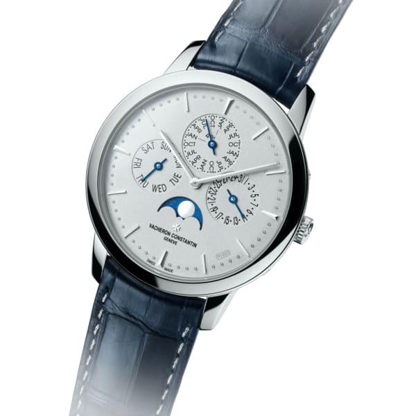 VACHER@N C@NSTANTIN Patrimony Perpetual Calendar Ultra-Thin - Collection Excellence Platine Ref. # 43175/000P-B190