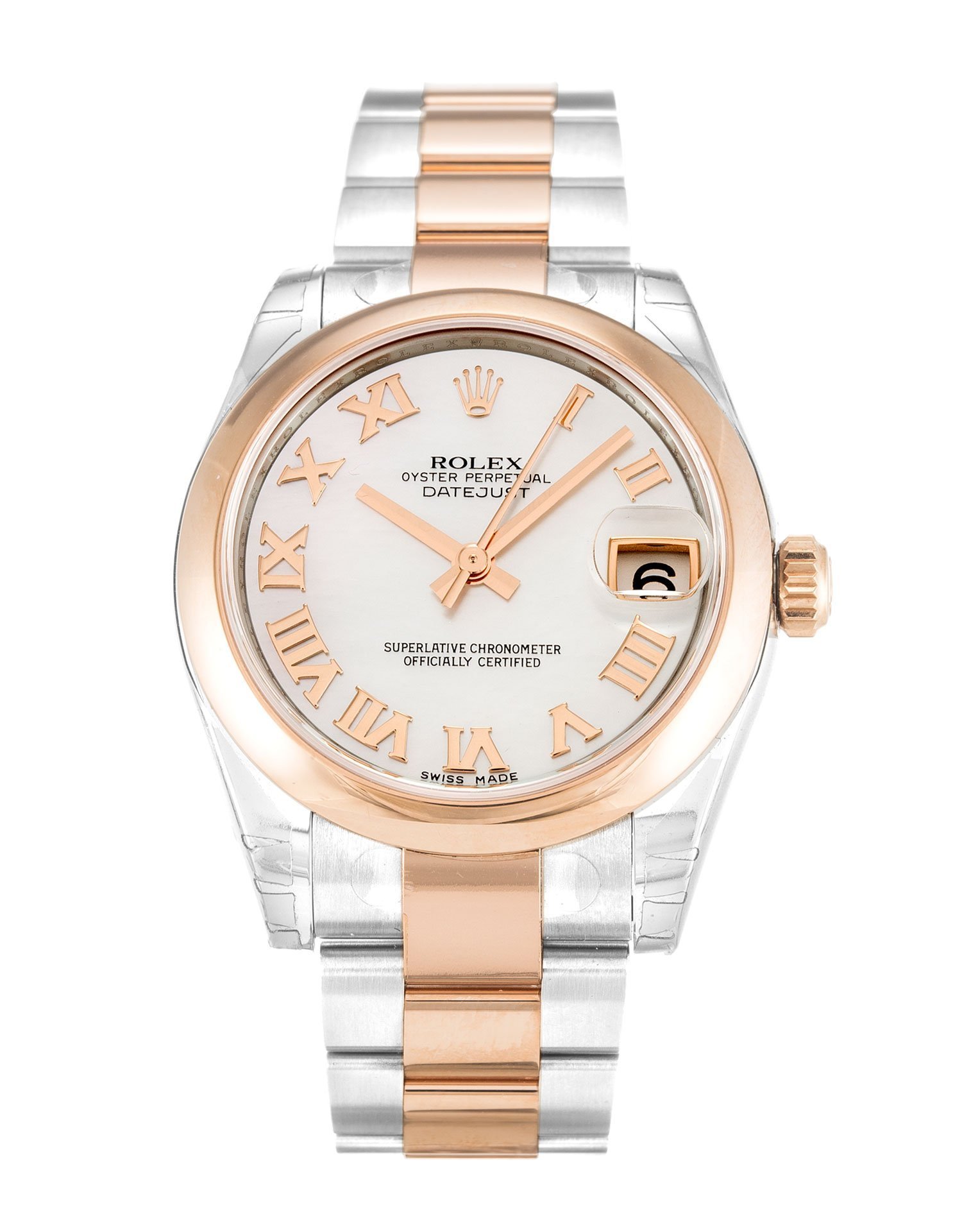rol€x Datejust Mid-Size Pearl-White Dial 178241