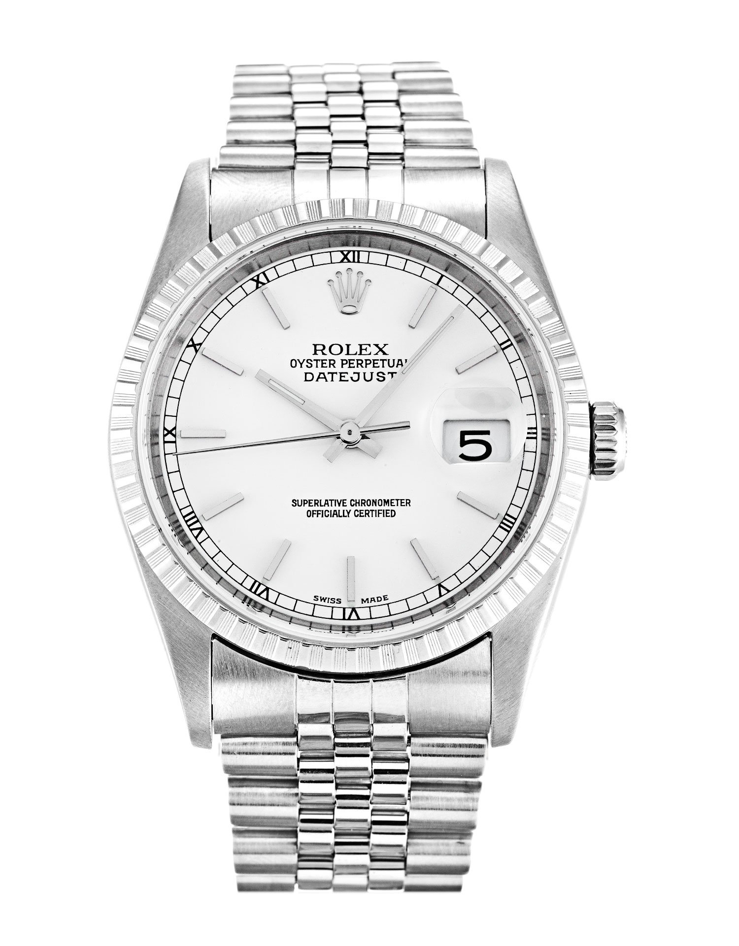 rol€x Datejust White Dial 16220