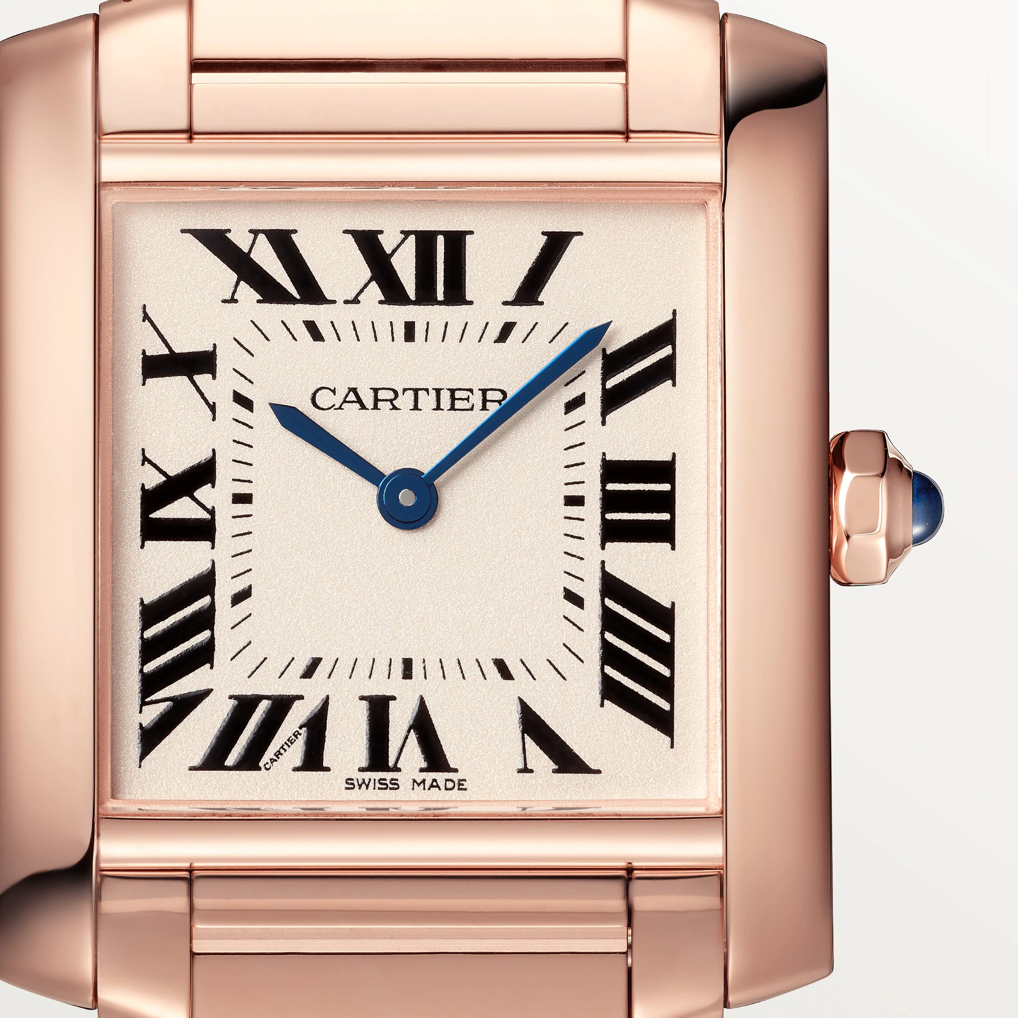 C@RTIER Tank Francaise Medium Model 18K Rose Gold Lady��s Watch, WGTA0030