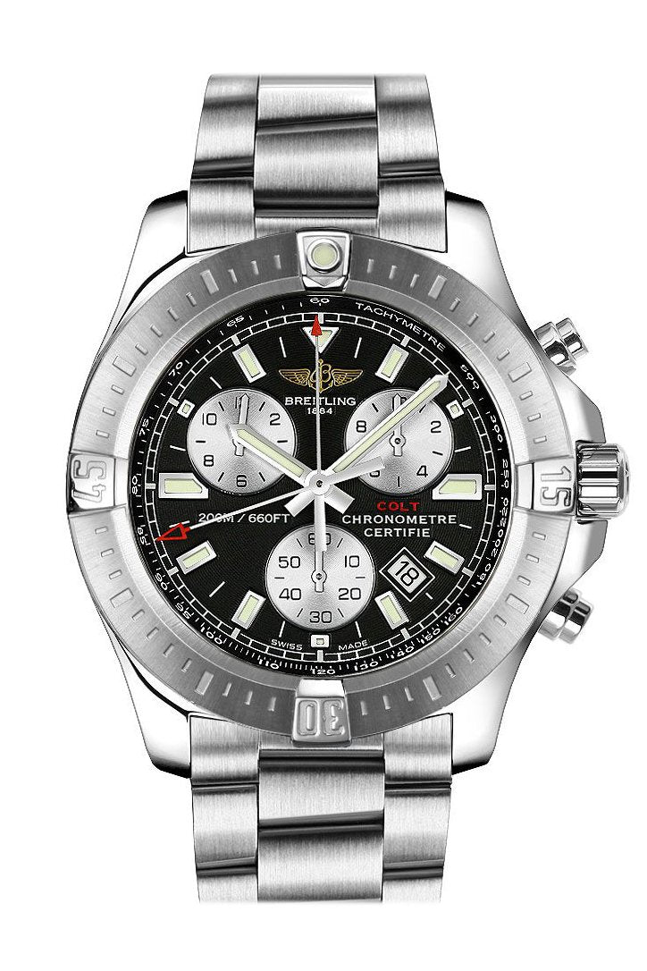 BRE!TLING Colt 44 Quartz Chronogragh Men's Watch A7338811 BD43
