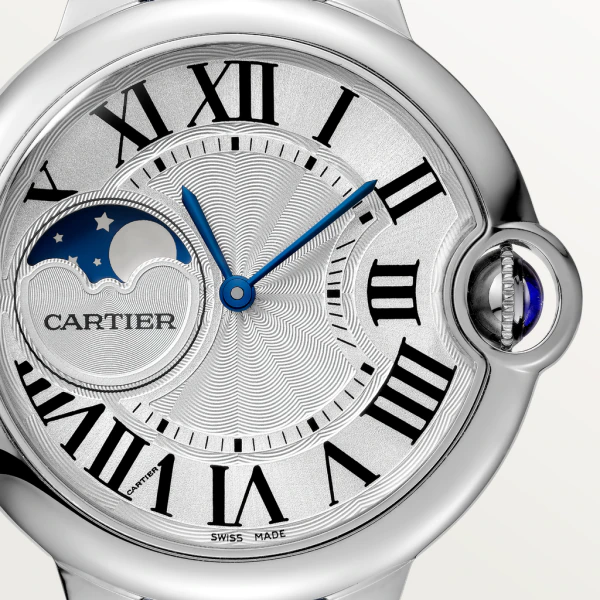 C@RTIER Ballon Bleu 37mm Stainless steel Men��s Watch, WSBB0029