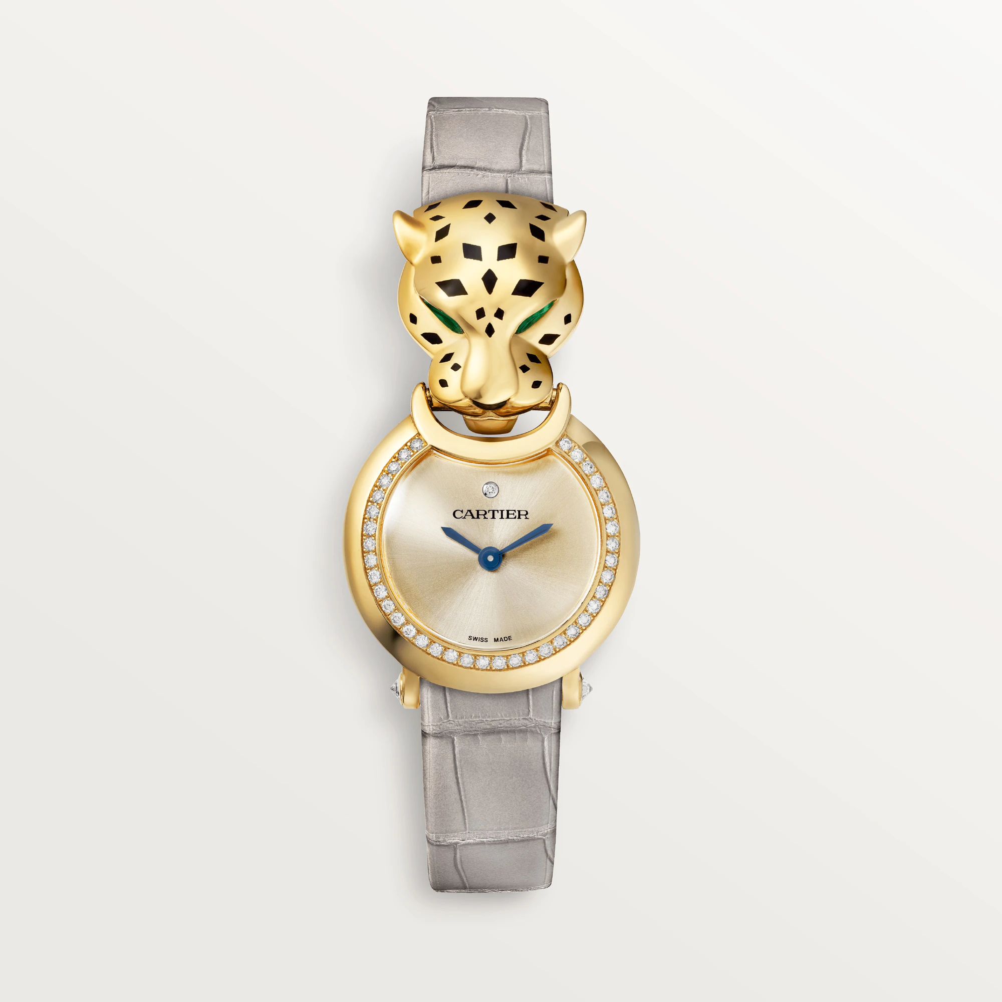 C@RTIER Panth��re 18K Yellow Gold & Diamonds Ladies Watch, HPI01297