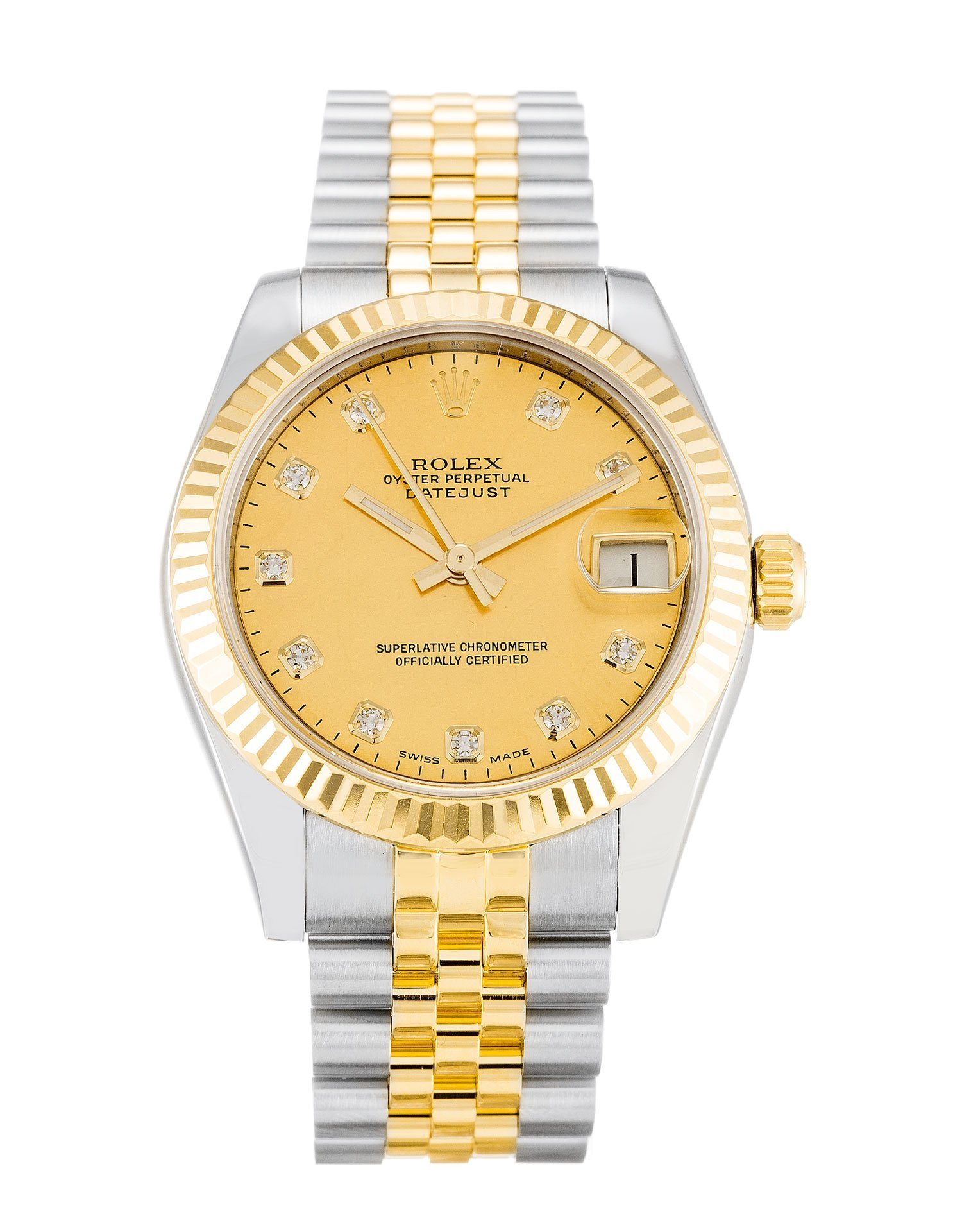 rol€x Datejust Lady Champagne Diamond Dial 178273