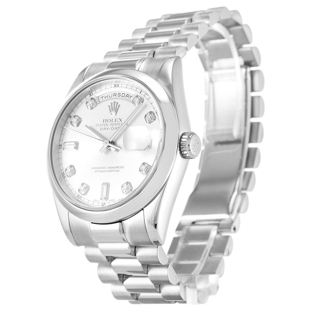 Rolex Day-Date Silver 118209 - Orolen