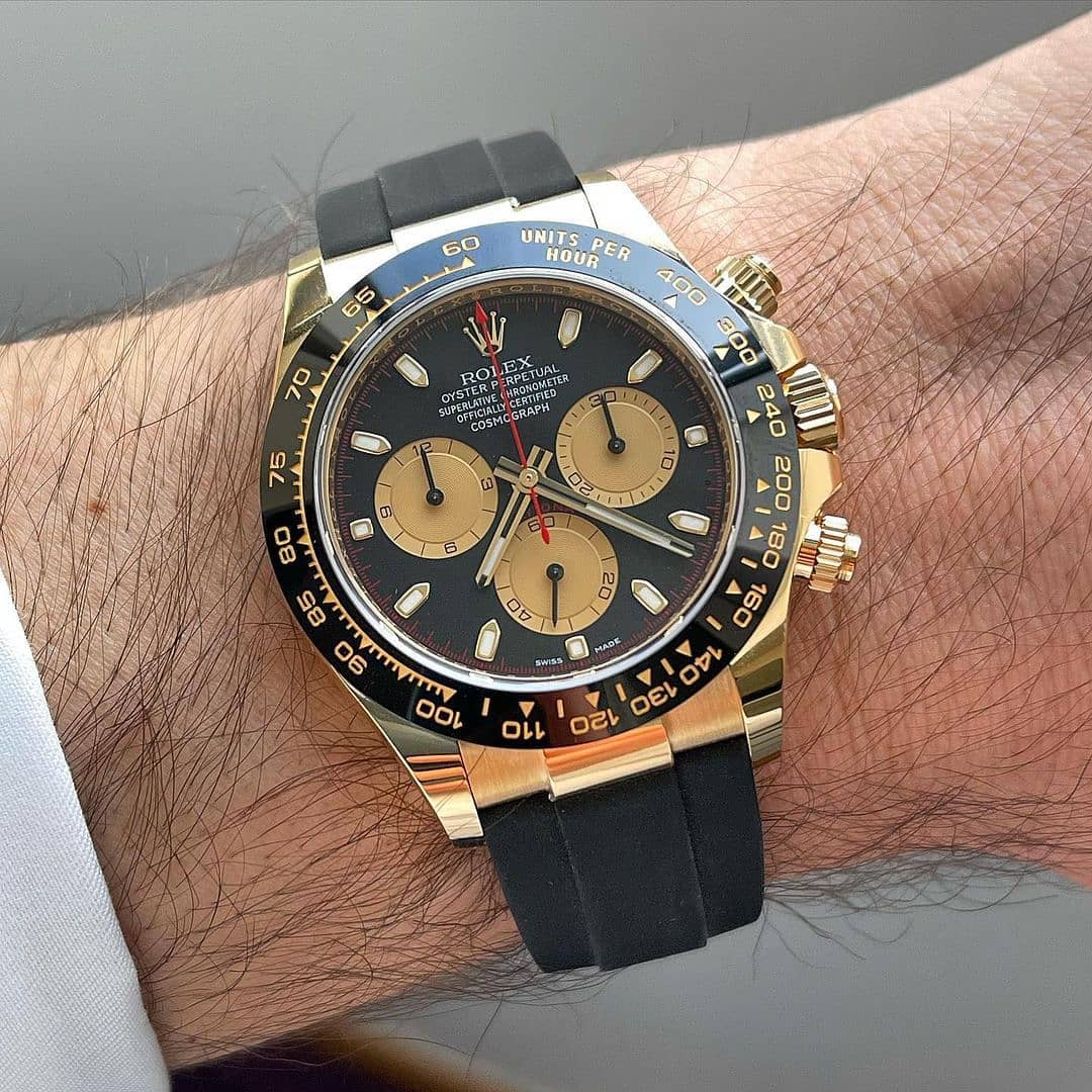 Rolex Cosmograph Daytona M116518LN-0047 Black/Rubber Ø40mm - Orolen