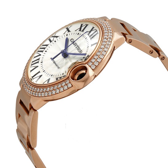 Cartier Ballon Bleu 42mm 18K Rose Gold & Diamonds Lady��s Watch, WJBB0038 - Orolen