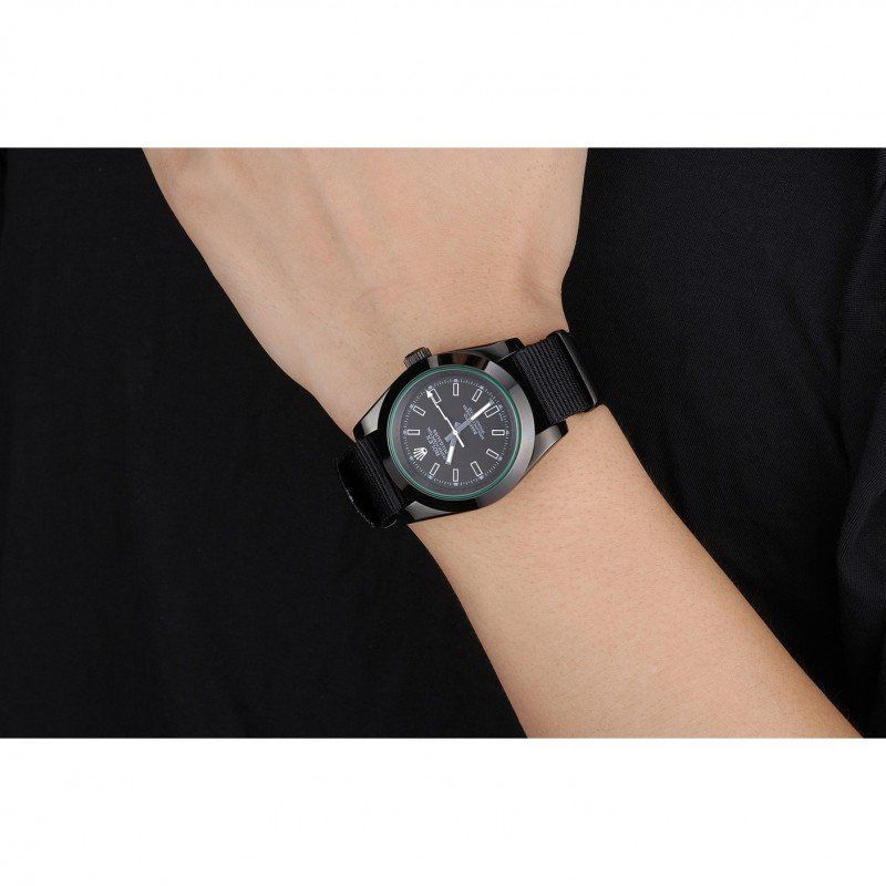 Rolex Milgauss Bamford Black Nylon Strap 622001 - Orolen