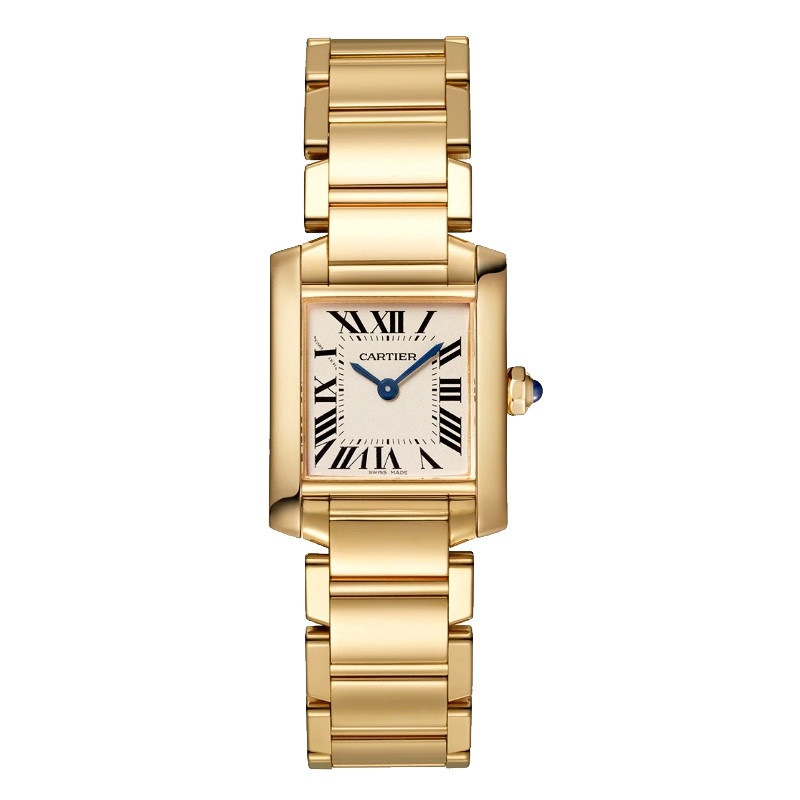 C@RTIER Tank Francaise Small Model 18K Yellow Gold Lady��s Watch, WGTA0031