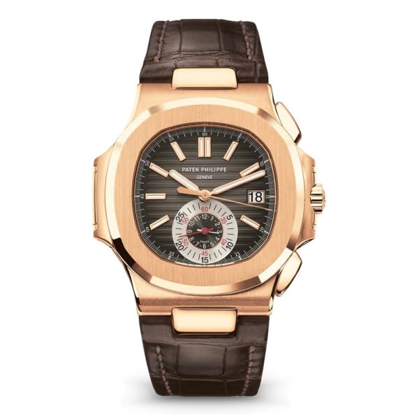 PAT€K PHIL!PPE Watches Nautilus Mens Rose Gold 5980R-001