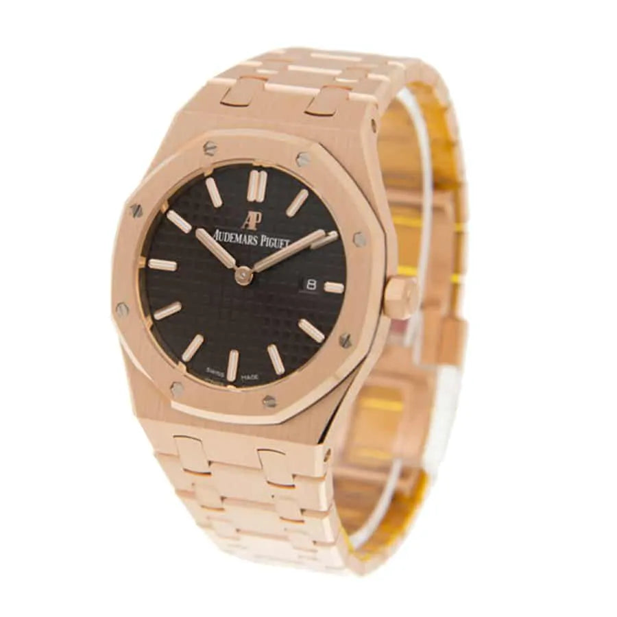 AUDEM@RS P!GUET Royal Oak Quartz Ladies Rose Gold 33mm Watch