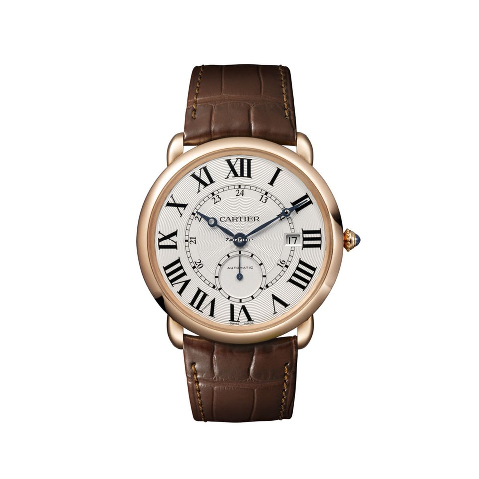 C@RTIER Ronde Louis 18K Pink Gold Men��s Watch, W6801005