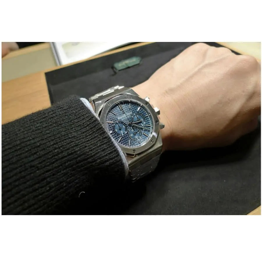 Audemars Piguet Royal Oak Chronograph Blue Dial 41MM Watch - Orolen