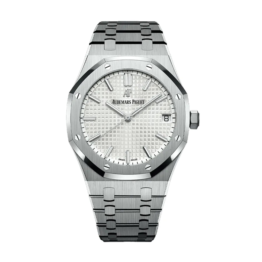 AUDEM@RS P!GUET Royal Oak Self-winding Stainless Steel 41mm Silver Dial