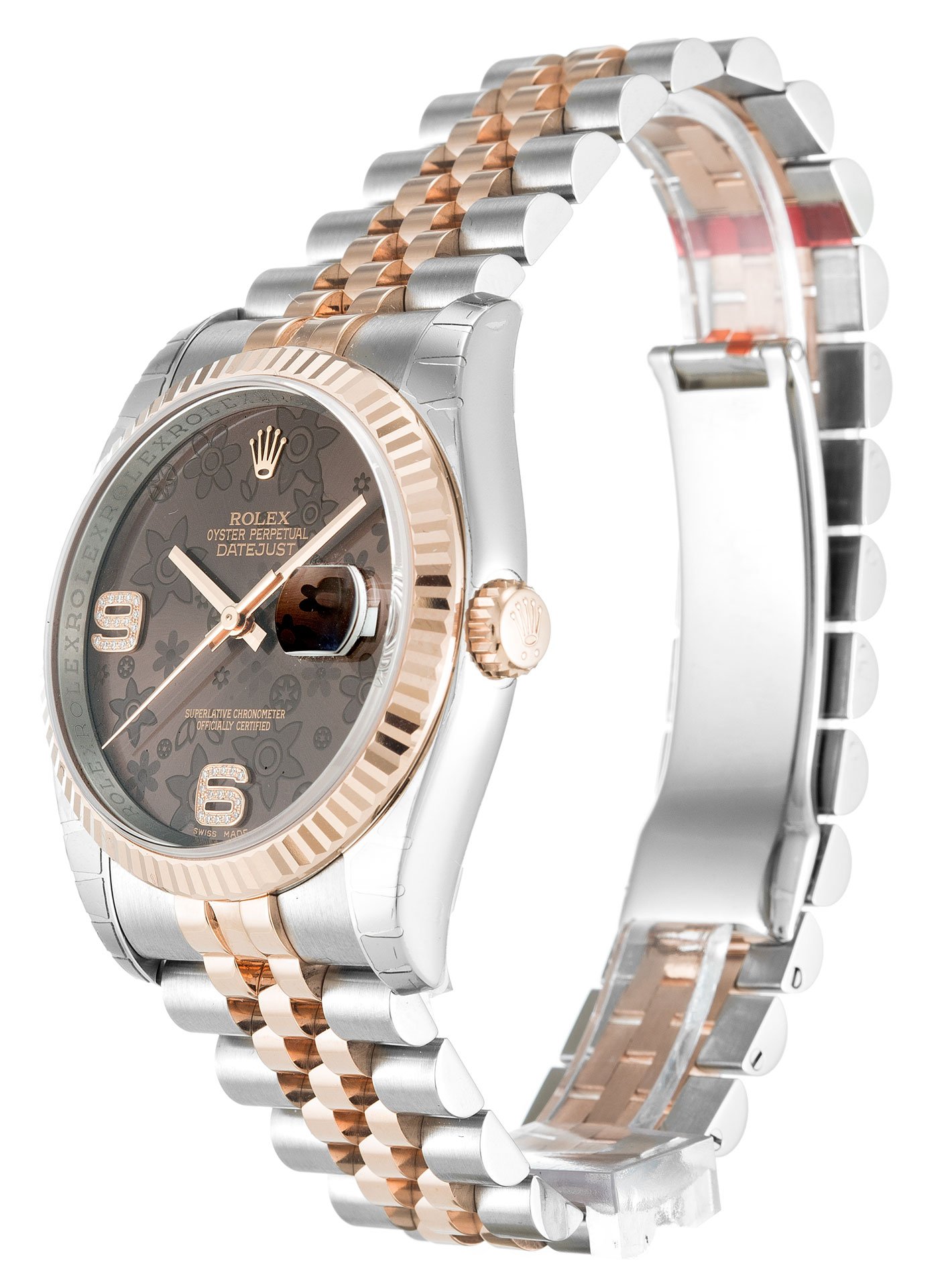 rol€x Datejust Chocolate Floral Diamond Dial 116231