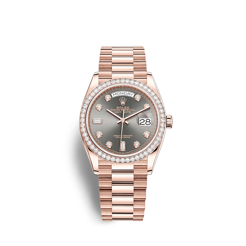 rol€x Day-Date 128345RBR 36mm Slate