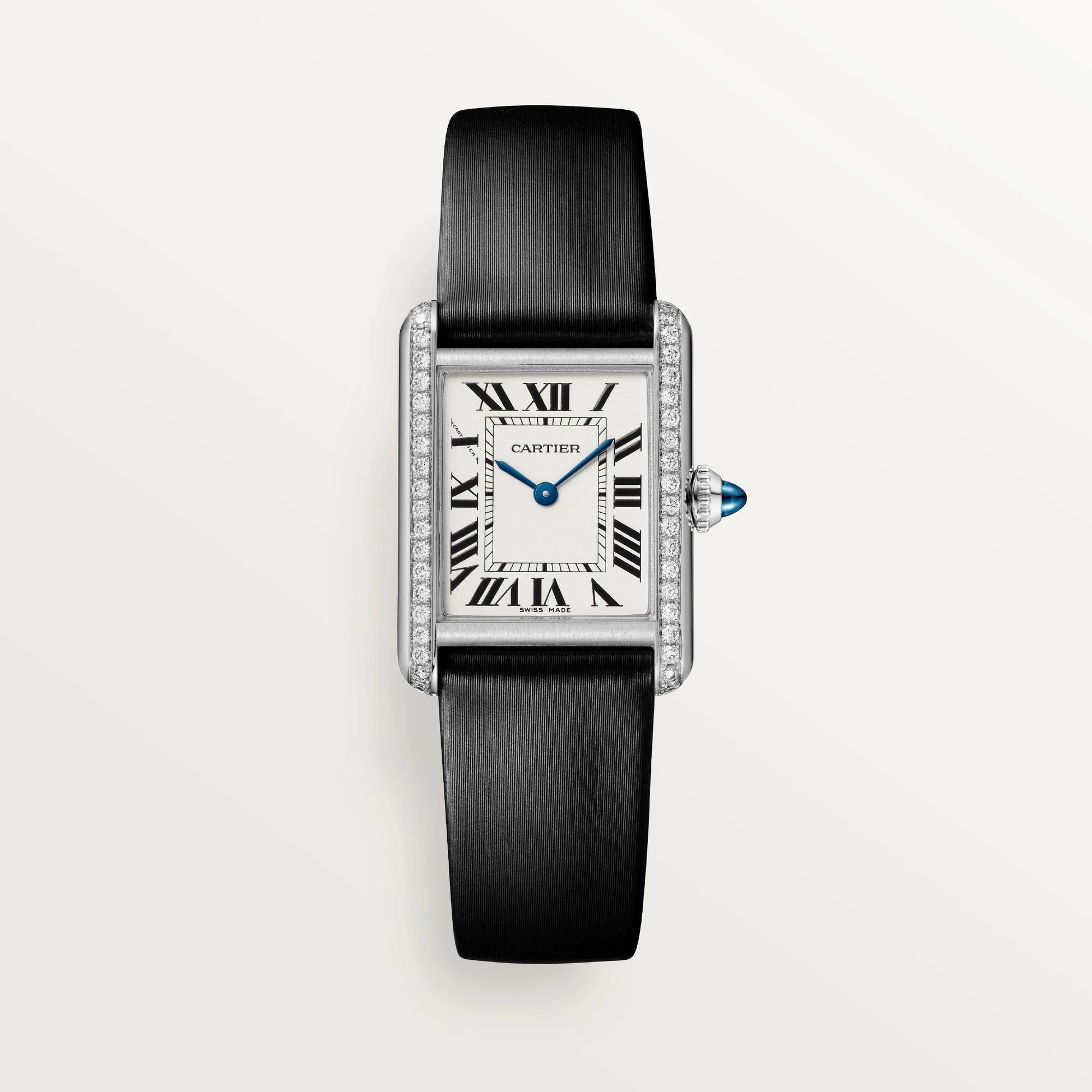 C@RTIER Tank Stainless steel & Diamond Lady��s Watch, W4TA0017