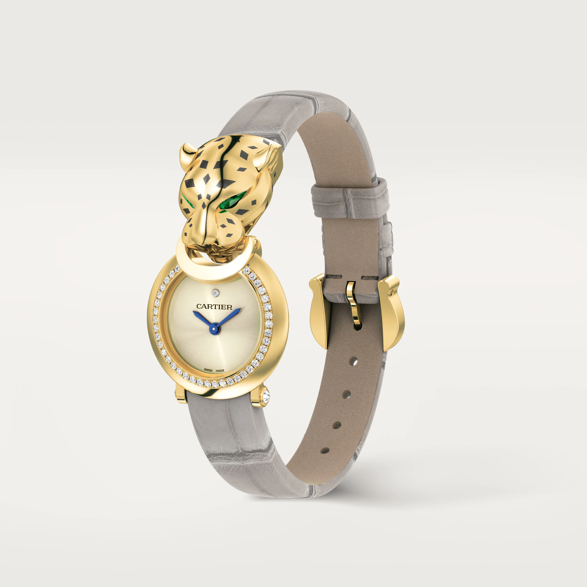 C@RTIER Panth��re 18K Yellow Gold & Diamonds Ladies Watch, HPI01297