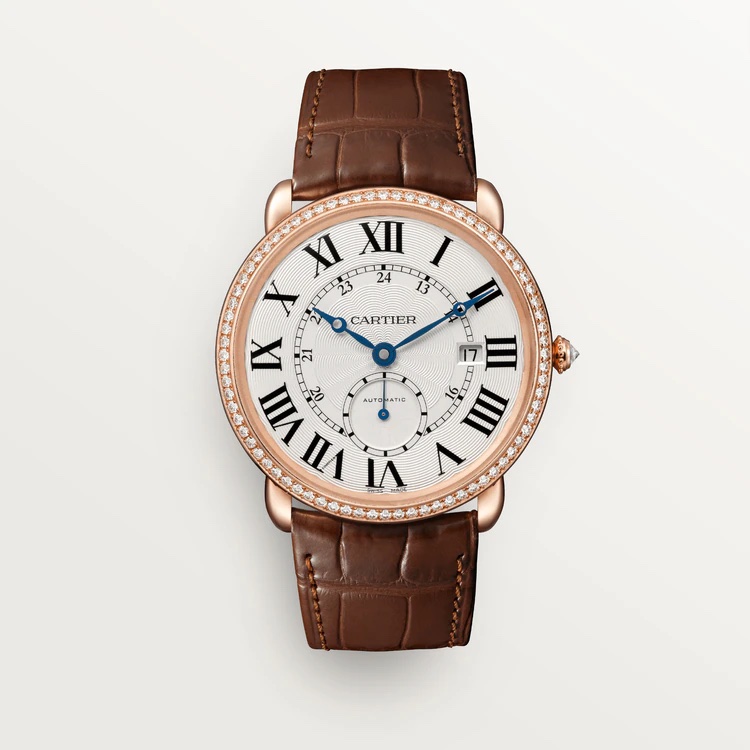 C@RTIER Ronde Louis 18K Pink Gold & Diamonds Watch, WR007017