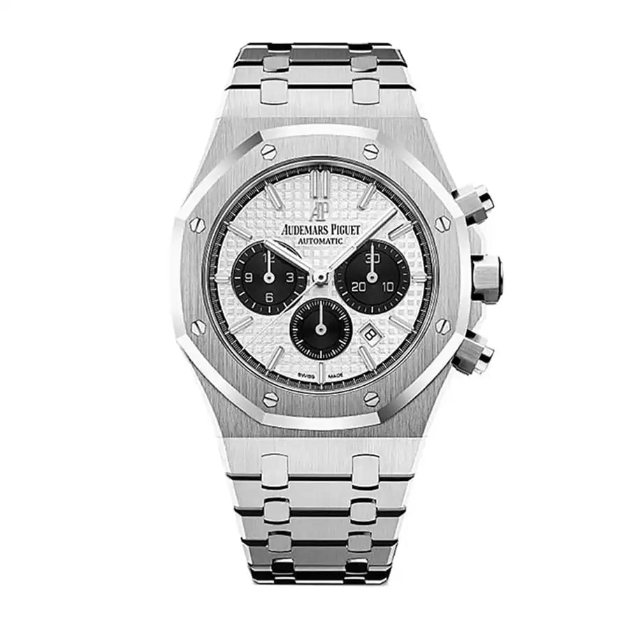 AUDEM@RS P!GUET Royal Oak Selfwinding 41MM Chronograph Silver Watch